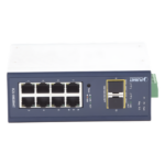 PLANET IGS-10020MT – Switch Industrial Administrable Capa 2 / 8 Puertos 10/100/1000T / 2 Puertos SFP 1G/2.5G / IP30 / Relé Alarma 1A / Doble 12-48VDC
