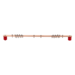 LINKEDPRO BY EPCOM LP-BUS-RACK – Barra Distribución Tierra Rack 19 in / Cobre 100% / 550A / Aisladores Rojos / 0.64 cm (0.25 in) / J-STD-607-A