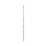 SFIRE SF-POST-5W – Poste de Paso para Cerca Eléctrica / Acero Galvanizado en Caliente / 5 Aisladores / Longitud 1.2 m (3.9 ft) / Diámetro 25 mm (1 in) / Peso 0.92 kg