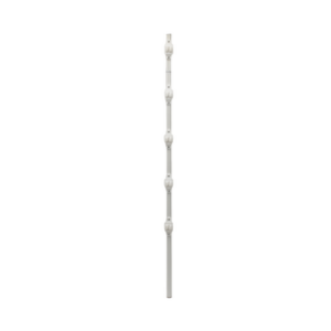 SFIRE SF-POST-5W – Poste de Paso para Cerca Eléctrica / Acero Galvanizado en Caliente / 5 Aisladores / Longitud 1.2 m (3.9 ft) / Diámetro 25 mm (1 in) / Peso 0.92 kg