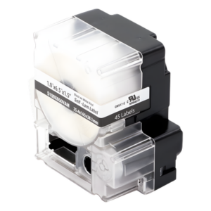PANDUIT S100X650VAM – Casete de Etiquetas Autolaminadas / 45 Unidades / 25.4 x 165.1 mm (1 x 6.5 in) / Cables 4 a 8.1 mm (0.16 a 0.32 in) / Área Blanca