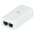 UBIQUITI U-POE+ – Adaptador PoE+ / 30W / 48V DC / Gigabit Ethernet / Protección Sobretensión / Entrada 100-240V AC