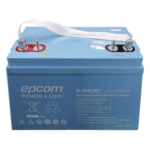 EPCOM POWERLINE PL100D12EV – Batería de Ciclo Profundo / 12 VCC / 100 Ah / 620 A CCA / AGM-VRLA / Terminal F22 / 170 min Reserva