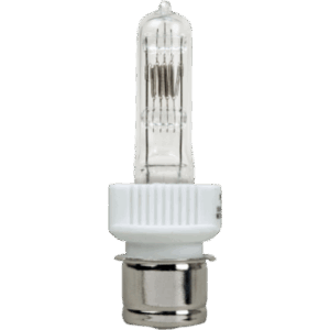 PERKO 0844 – Lámpara Halógena de Cuarzo / 500W / 120V / 3,861,000 Candela / Haz 3.0° x 5.4° / Base Prefoco Medio / Vida 500 Horas