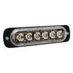 SIGNALPRO SP6R – Luz Auxiliar LED / 6 LED / Rojo / Perfil Ultra Bajo 9 mm (0.35 in) / SAE J595 Clase 1 / ECE R65 / IPX7