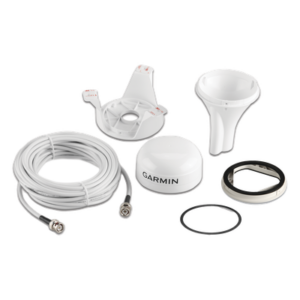 GARMIN 10-12017-00 – Antena GPS / GLONASS y Constelaciones / IPX7 / Rango -30 a 80 °C / Cable 10 m (32.8 ft) / 3 Métodos de Montaje