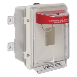 STI STI-1200A-ES – Protector Universal para Estación Manual / Policarbonato UV / Empotrado 4 pulgadas / NEMA 3R / -40°F a 250°F / UL/cUL/ADA