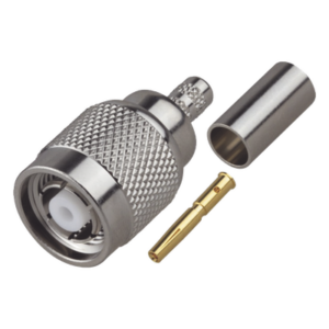 RF INDUSTRIES,LTD RP-1202-C – Conector TNC Macho Inverso / Anillo Plegable / RG-58/U / Níquel / Oro / Teflón