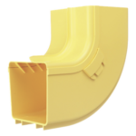 PANDUIT FRIVRA4X4LYL – Bajada Vertical Interior 90° / Radio de Curvatura 50.8 mm / Canaleta 4x4 / Tapa Integrada / PC/ABS / Amarillo