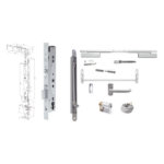 ABLOY PE460PE920KITSYS245 – Kit de Cerradura Electrificada / Control de Acceso Integrado / Barra Antipánico / Perfil Angosto / Acero Inoxidable