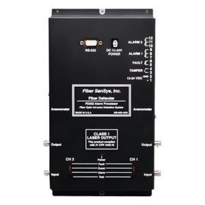 OPTEX FD332-IP – Sensor Perimetral de Fibra Óptica / 2 Zonas Independientes / 5 km Alcance / 1,640 pies por Zona / Comunicación IP-XML y RS232 / 12-24 VDC