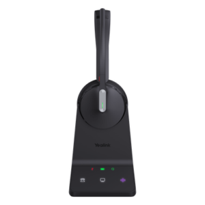 YEALINK WH64-DUAL-UC – Auriculares Inalámbricos UC / DECT y Bluetooth 5.2 Simultáneos / Triple Conexión / 32 Horas de Conversación / Cancelación de Ruido con 3 Micrófonos