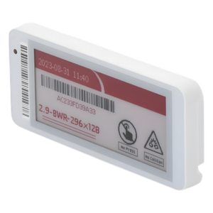ACCESSPRO AP-TAG-29B/R – Etiqueta Electrónica de Tinta / 2.9 Pulgadas / Bluetooth 5.0 / NFC / IPX5 / Batería 5 Años