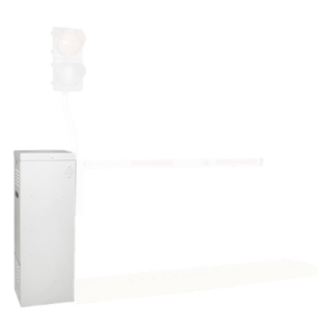 DKS DOORKING 1603-380 – Barrera Vehicular / Uso Continuo / Motor 1/2 HP / Brazo 4 m (13.1 ft) / 115 VAC / 5.4 A / Dimensiones Compactas