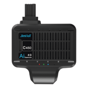 JIMIIOT JC450 – Dashcam Vehicular 4G LTE / Grabación de 5 Canales / ADAS y DMS Opcional / GPS Integrado / Comunicación Bidireccional / Botón SOS