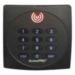 ZKTECO - AccessPRO SYS-KR602-EKB – Lector de Proximidad con Teclado / 125 kHz / Wiegand 26 bits / Exterior / 86 x 86 x 20 mm / 120 m (394 pies) máx.