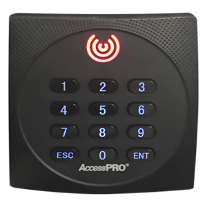 ZKTECO - AccessPRO SYS-KR602-EKB – Lector de Proximidad con Teclado / 125 kHz / Wiegand 26 bits / Exterior / 86 x 86 x 20 mm / 120 m (394 pies) máx.