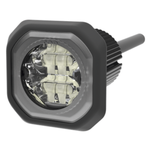 ECCO ED9040AW – Lámpara oculta LED / Bajo perfil / Ámbar claro / 12-24 VDC / SAE Clase I / 98 patrones / Montaje empotrado
