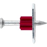 INDEX FPC-PR-114 – Clavo con Rondana / Concreto / 3.6 mm x 1 1/4" / Rondana 25 mm / Carga 3.71 kN / Cañón 8 mm