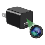 SYSCOM M1B – Cámara Oculta en Cargador de Pared / 2 Megapixel 1080P / Grabación Continua o por Movimiento / Detección Inteligente 1-2 m (3.3-6.6 ft) / Memoria 8GB / Expansión MicroSD 128GB
