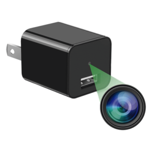 SYSCOM M1B – Cámara Oculta en Cargador de Pared / 2 Megapixel 1080P / Grabación Continua o por Movimiento / Detección Inteligente 1-2 m (3.3-6.6 ft) / Memoria 8GB / Expansión MicroSD 128GB