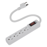 SURTEK SYS-136200 – Multicontato Profesional / 4 Tomas 127 Vca / 15 A / Cable 30 cm (11.8 in) / Interruptor Iluminado / Norma NOM 003