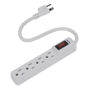SURTEK SYS-136200 – Multicontato Profesional / 4 Tomas 127 Vca / 15 A / Cable 30 cm (11.8 in) / Interruptor Iluminado / Norma NOM 003