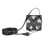 PANDUIT PZAEFAN – Ventilador para Gabinete / 115 Vca / 61 CFM / Cable 1.8 m (6 ft) / Dimensiones 119.1 x 119.1 x 25.4 mm