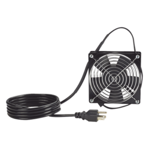 PANDUIT PZAEFAN – Ventilador para Gabinete / 115 Vca / 61 CFM / Cable 1.8 m (6 ft) / Dimensiones 119.1 x 119.1 x 25.4 mm