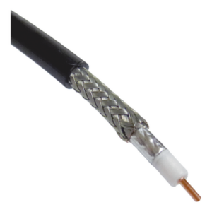 LINKEDPRO BY EPCOM LP-195/1000 – Cable Coaxial / RG-58 / 50 Ohms / 305m (1000 pies) / Conductor Sólido de Cobre / Triple Blindaje / Cubierta UV