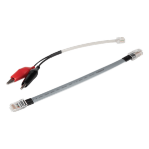 KLEIN TOOLS VDV770-855 – Cables de Repuesto para Probador de Red / Tone & Probe / RJ45-RJ45 / RJ11-Cocodrilo / 5.9'' (15 cm) / PVC-Policarbonato