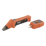 KLEIN TOOLS ET-310 – Detector Digital de Cortacircuitos / 90-120 Vca / Probador GFCI Integrado / Indicación Visual y Audible