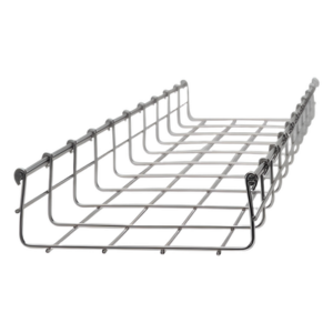 CHAROFIL CH-150-100EZ – Charola Tipo Malla 150/100 mm, Acabado Electro Zinc, Hasta 239 Cables Cat6, Tramo de 3 Metros
