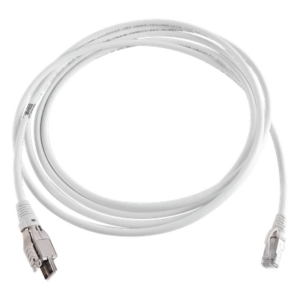 SIEMON T4A-S15M-B02L – Patch Cord / Cat6A 1/10G Ethernet / 4 Pares / S/FTP / LS0H / 15 m (49.21 pies) / Marfil