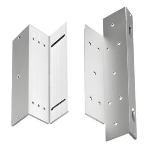 ACCESSPRO BZL-350 – Kit de Brackets de Montaje Z y L / Aluminio Reforzado / 182 x 40 x 24.3 mm / Para Chapa Magnética