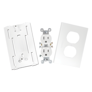 THORSMAN TEK-100-DUPLEX – Contacto Eléctrico Doble / Soporte ABS de Alto Impacto / Tapa PVC Autoextinguible / Rango -40°C a +85°C / NOM-001-SEDE-2005