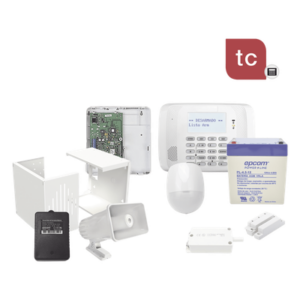 HONEYWELL HOME RESIDEO VISTA48ECO-IP – Kit VISTA-48LA / comunicador IP 7847i / sensor de movimiento + 2 contactos magnéticos + sirena 30W / 1 año Total Connect ALRNTCP-IP