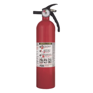 KIDDE FA110 – Extintor desechable / Recreational / Polvo químico ABC / 2.5 lb / UL 1-A:10-B:C / Soporte plástico / USCG-DOT / Paquete 6