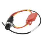 STREAMAX XMRSOURCE – Cable de Alimentación para DVR Móvil / Entrada 12-24V DC / Conector Aviación YL16-9 Macho / Longitud 1.5 m (4.9 ft) / Doble Aislamiento / Resistente a Vibraciones