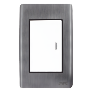 JWJ JTL-E7502 – Apagador Escalera Sencillo / 10 A / 127 V CA / 60 Hz / Placa de Acero / 4.6 x 3.1 x 1.2 in