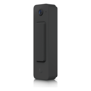UBIQUITI UVC-DOORBELL-LITE-B – Videoportero IP / 5 Megapixel / PoE / Visión Nocturna IR 5 m (16.4 ft) / Audio Bidireccional / IPX5 / Campo de Visión 175.9°
