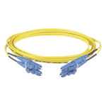 PANDUIT F92ERLNLNSNM015 – Jumper de Fibra Óptica / Monomodo OS2 9/125 / LC-LC Dúplex / OFNR-LSZH / 15 m (49.21 pies) / Amarillo