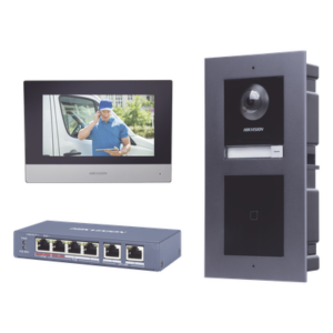 HIKVISION DSKIS601-V2 – Videoportero IP / 2 Megapixel / 7 Frentes de Calle / 2 Salidas Relé / IR Oculto 3 m (9.8 ft) / PoE 802.3af / IP65