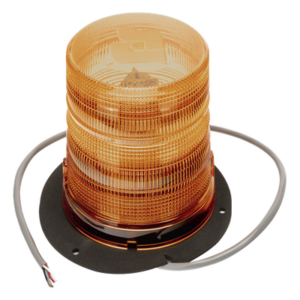 FEDERAL SIGNAL 200TC-A – Estrobo LED / Ámbar / Montaje Permanente / 12-24 VCC / 360° Visibilidad / 16.8 x 14 cm / Doble Flasheo