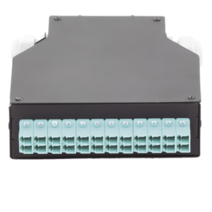 LINKEDPRO BY EPCOM LP-RDLCUMM – Distribuidor de Fibra Óptica / Riel DIN / 12 Acopladores LC/UPC Dúplex Multimodo / Charola 24 Fusiones / Acero Laminado / 1.57 x 4.96 x 5.59 in