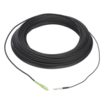 LINKEDPRO BY EPCOM LP-100-SCA – Rollo de Fibra Óptica Drop / G.657A2 Monomodo Simplex / 100 m (328 pies) / SC/APC-SC/APC / Interior y Exterior