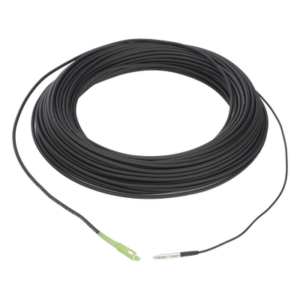 LINKEDPRO BY EPCOM LP-100-SCA – Rollo de Fibra Óptica Drop / G.657A2 Monomodo Simplex / 100 m (328 pies) / SC/APC-SC/APC / Interior y Exterior