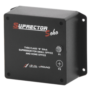 TOTAL GROUND SOHO1F – Supresor de Transientes Clase B / 1 Fase 3 Hilos / 127 Vca / 50 kA / IP64 / Diseño Interior Compacto