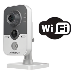 HIKVISION DS-2CD2420F-IW –  Cubo IP 2MP / Interior / WIFI / IR 10m /  Sensor PIR para deteccion de movimiento / Audio de .2 vias / Hik-Connect P2P