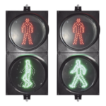 ACCESSPRO PROLIGHTPASD – Semáforo Peatonal LED / Diámetro 20 cm / Iluminación RGB / IP65 / 5000 cd/m² / 85-265 VAC